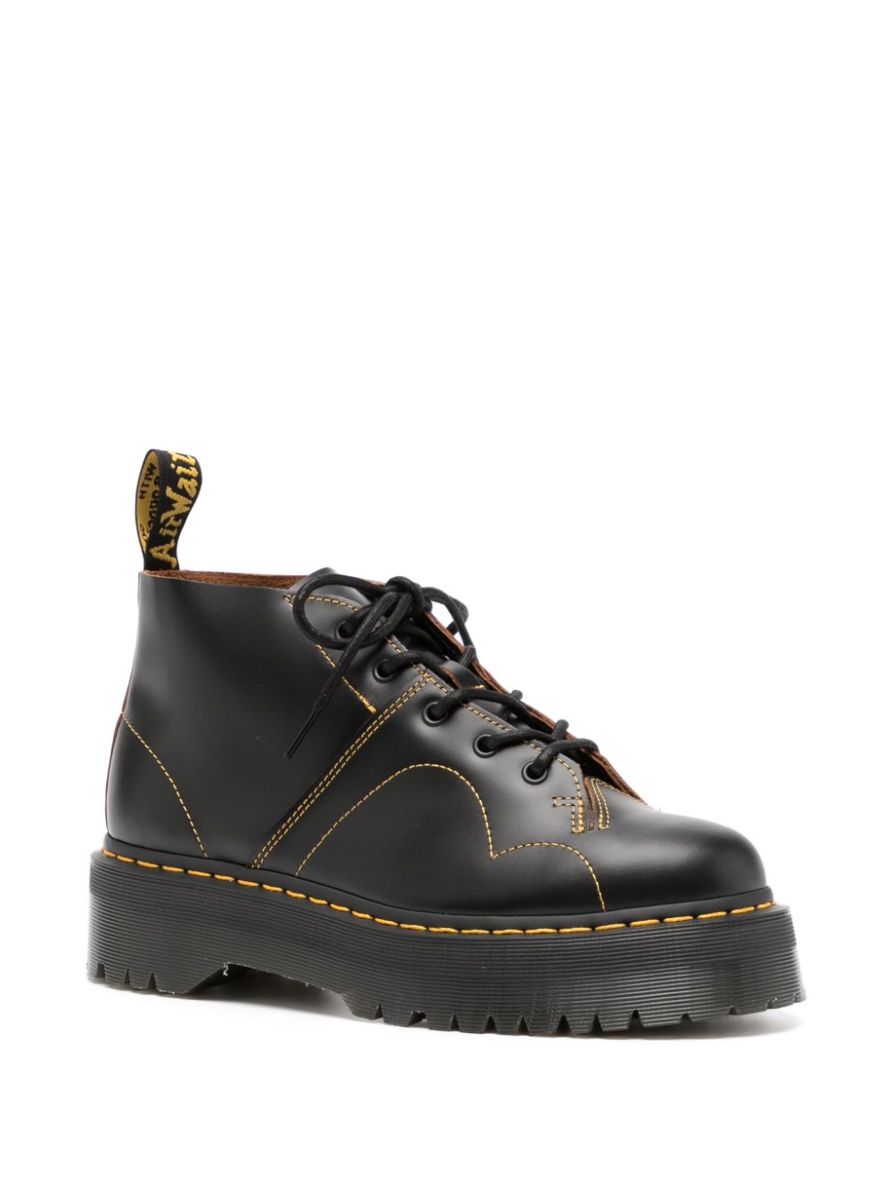 Dr. Martens Church Quad leather boots - Zwart Top Merken Winkel